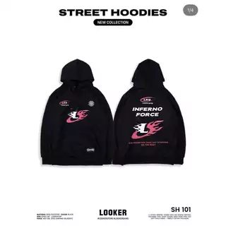 เสื้อฮู้ดลายสกรีน LOOKER - STREET HOODIES
