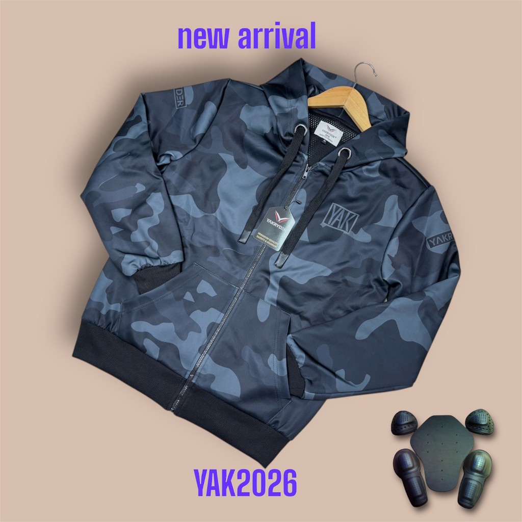 Yakryder NEW IN เสื้อการ์ดขี่บิ้กไบค์ ผ้านาโน นวัตกรรมใหม่ใส่แล้วเย็น พร้อมการ์ด5จุด ส่งไว