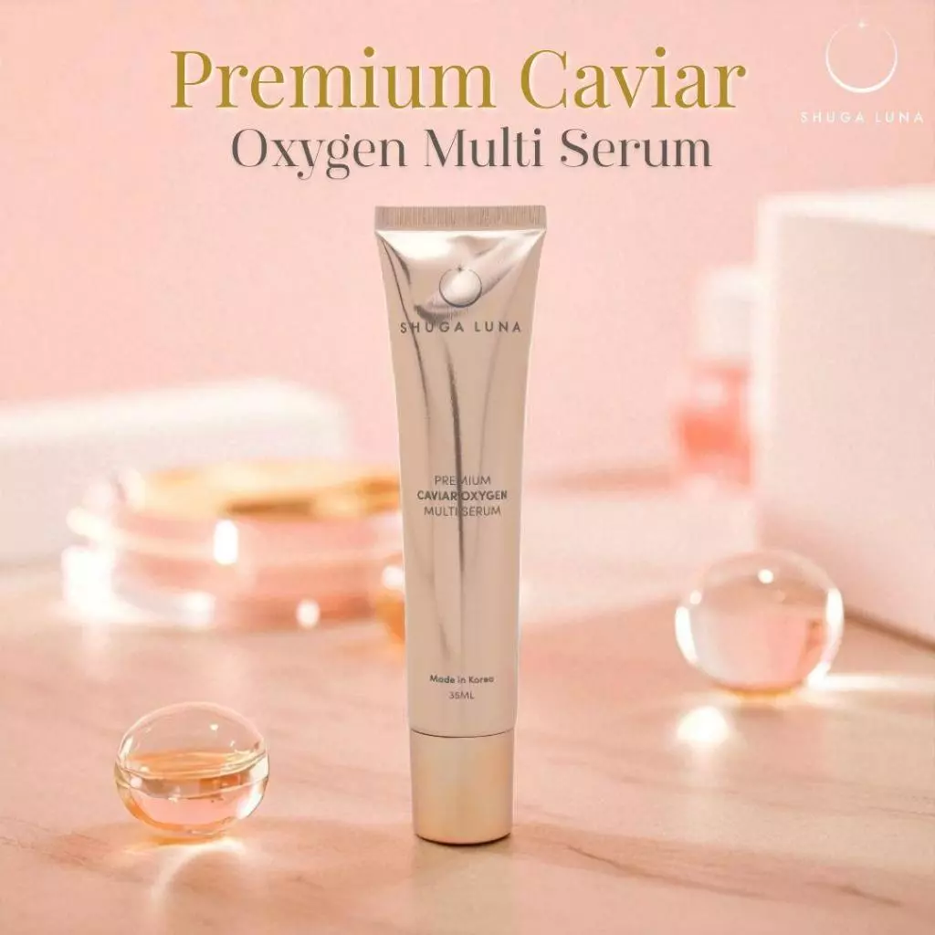 SHUGA LUNA Caviar Oxygen Multi Serum มัลติเซรั่มออกซิเจนคาเวียร์เข้มข้น ปลดล็อกผิวอ่อนเยาว์ในขั้นตอนเดียว