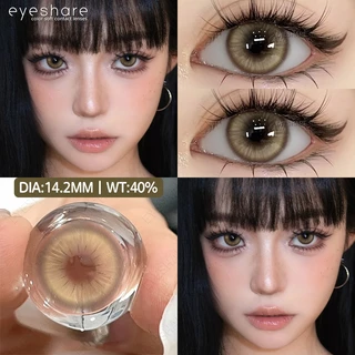 (COD)-Eyeshare Thira สีน้ำตาลคอนแทคเลนส์สี 1 คู่ 14.2มม. เลนส์ธรรมชาติขนา เลนส์แฟชั่นรุ่นขายดี ส่งฟรี