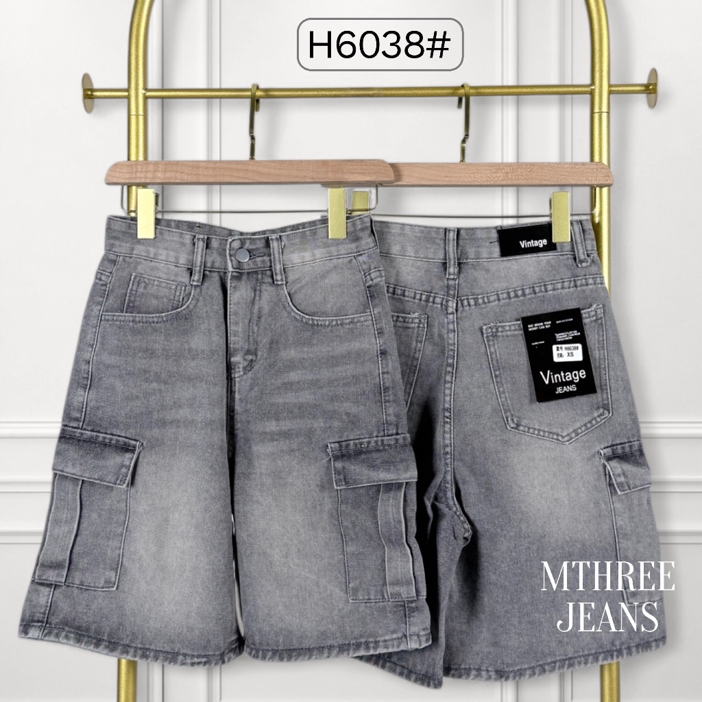 กางเกงขาสั้นกระบอกวินเทจผู้หญิง 8 รุ่น เท่ๆ - รูปที่ 4