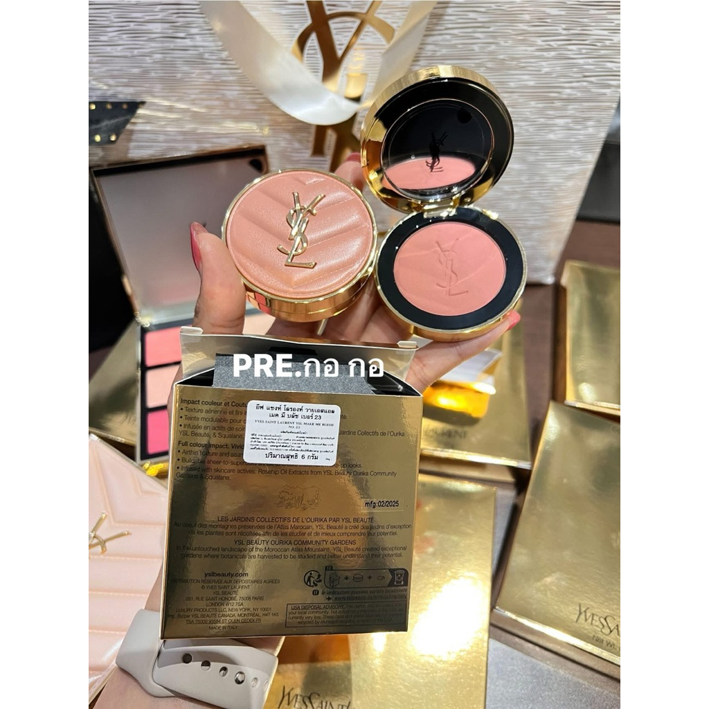 💖YSL make me blush ปัดแก้มแบบฝุ่นตัวดัง ป้าย สคบ.ไทยนะคะ 💗