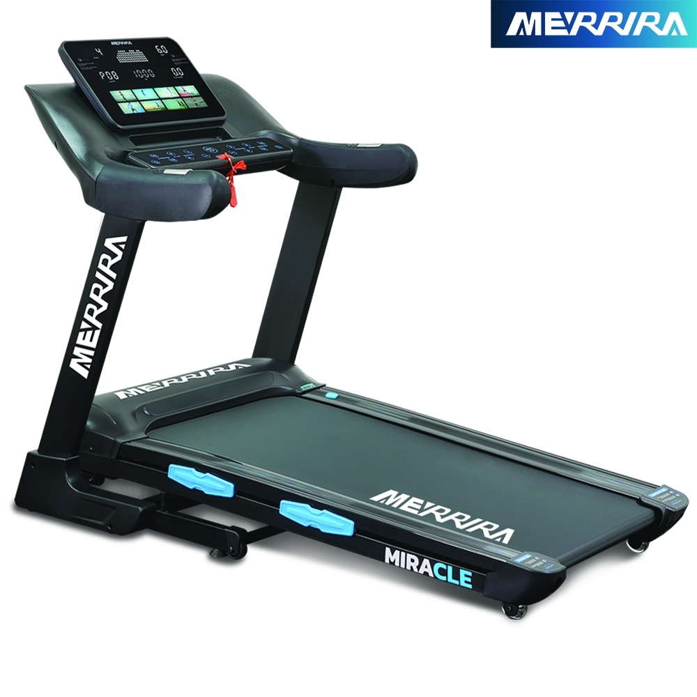 MERRIRA ลู่วิ่งไฟฟ้า มอเตอร์ 4.5 HP รุ่น Miracle MX-880 หน้าจอ Color Screen สายพานกว้าง 48 ซม.ปรับชันอัตโนมัติ ลู่วิ่ง