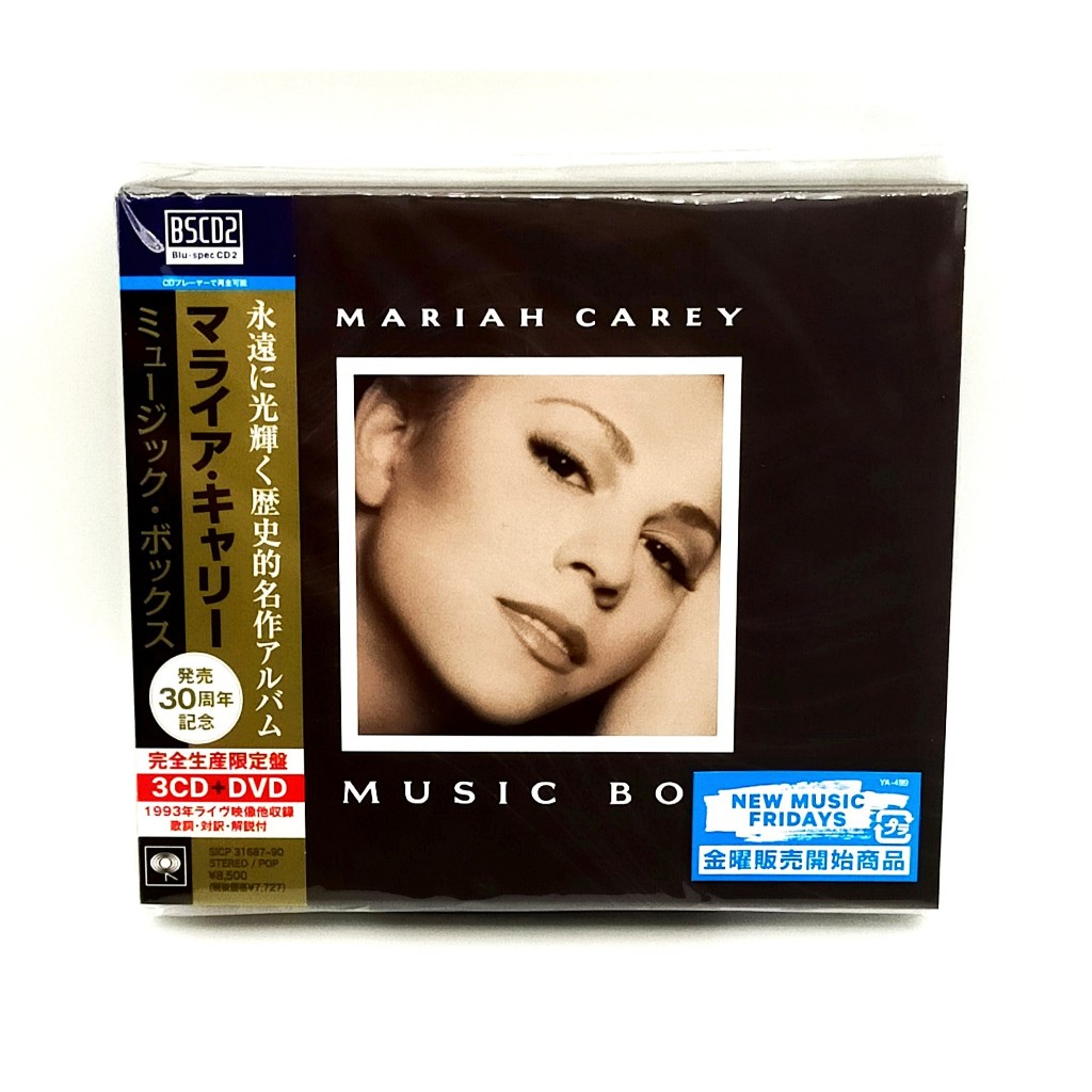 MARIAH CAREY MUSIC BOX 30TH ANNIVERSARY 3 BLU-SPEC CD + DVD EDITION
