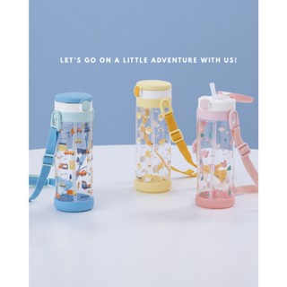 Richell กระติกน้ำ แก้วหัดดื่ม ถ้วยหัดดื่ม Clear straw bottle…