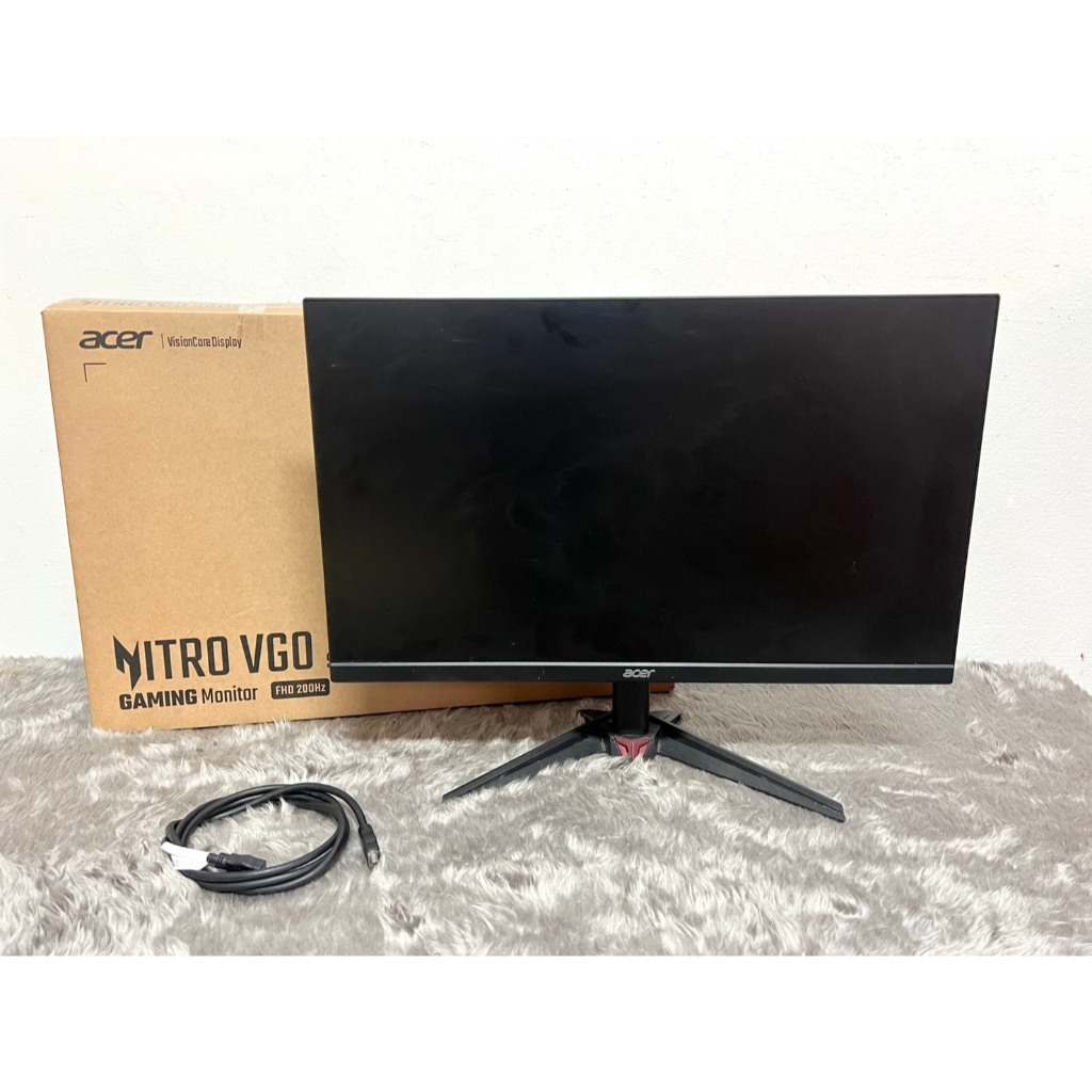 จอมอนิเตอร์ ACER NITRO VG240Y X1 - 23.8 INCH IPS FHD 200Hz (ประกันถึง 28/04/2026 )