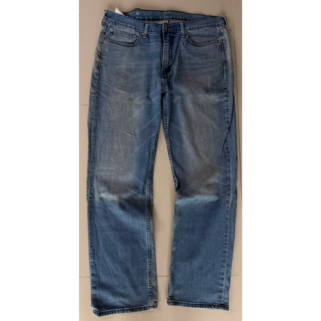 กางเกงยีนส์ มือสอง L-slim 514-0670 Size  W38 (I3408)
