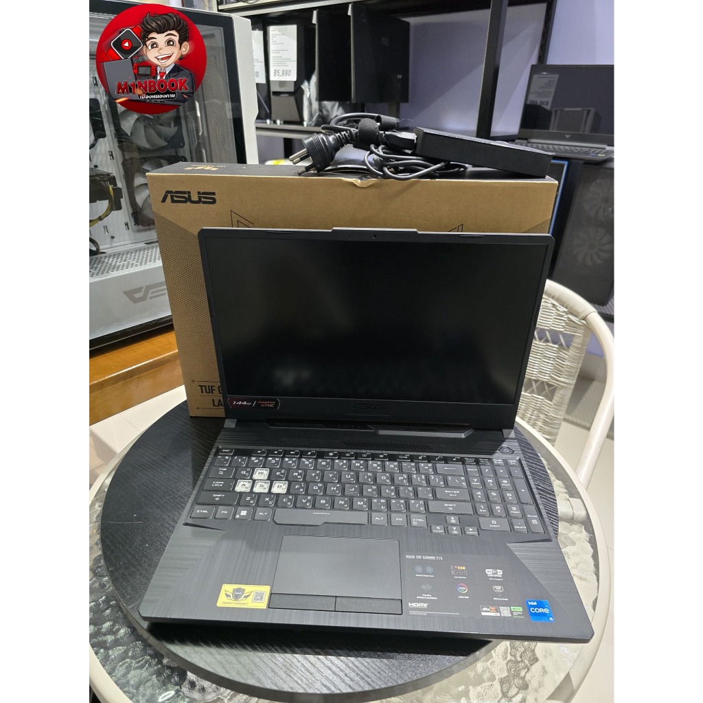โน๊ตบุ๊คเกมส์มิ่งมือสอง Asus TUF Gaming F15 FX506HF-HN014W i5-11400H/8gb ddr4 3200Mhz/RTX2050