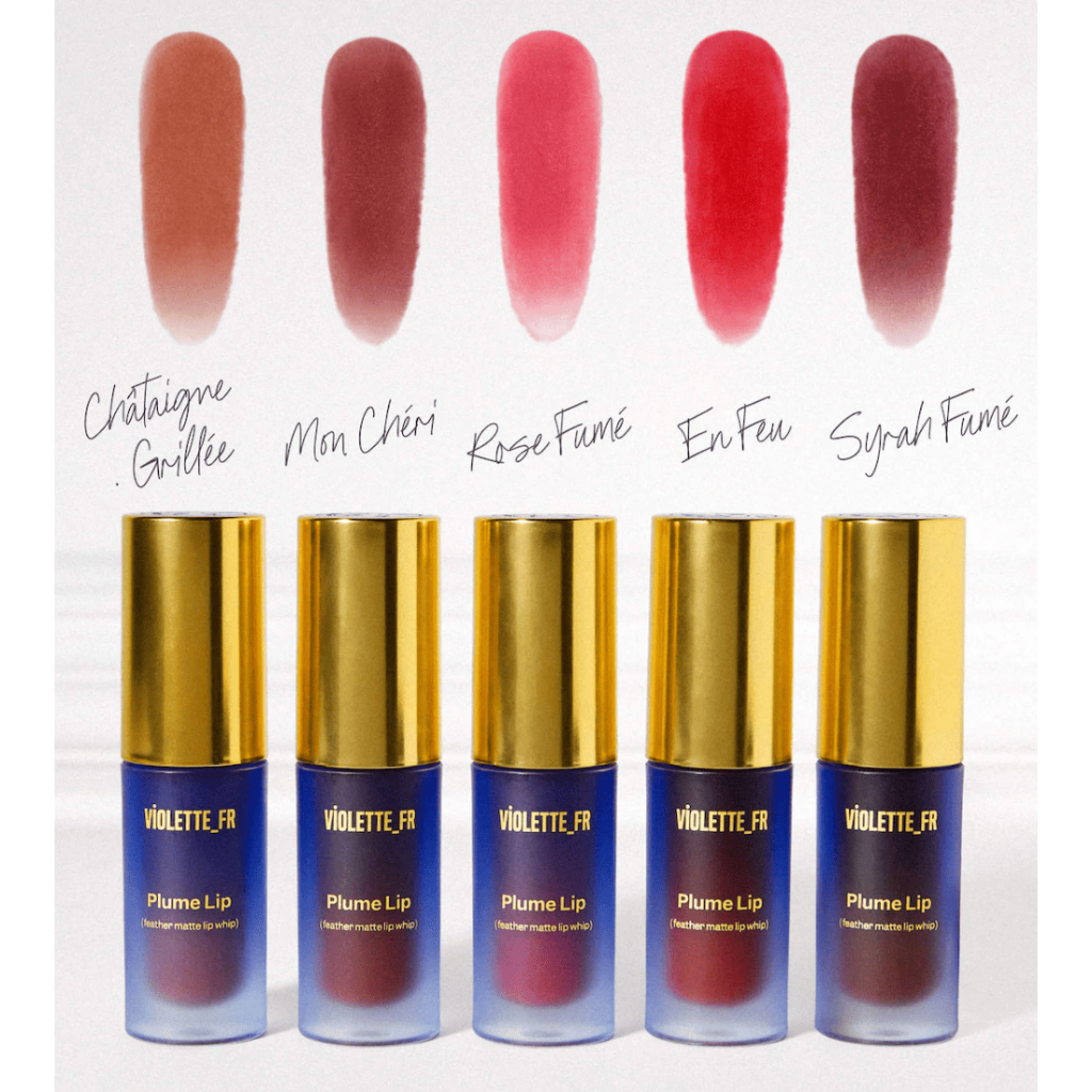 💋พรีออเดอร์💋 VIOLETTE_FR  PLUME LIP Moisturizing Feather Matte Lip Whip