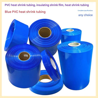 ท่อหด PVC ฟิล์มหด 50mm - 500mm ขนาดใหญ่ สีฟ้า ความร้อน ห่อแบตลิเธียม ใช้ไดร์ร้อนเป่า หุ้มแบต กันน้ำ กันเปื้อน กันช็อต