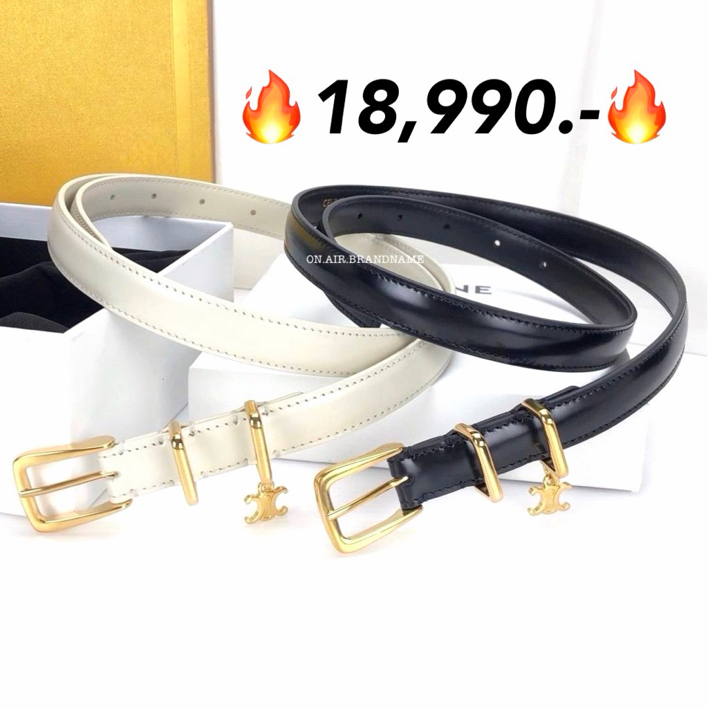 New celine belt charm เข็มขัด 1.8 cm. รุ่นนี้น่ารักมากๆ