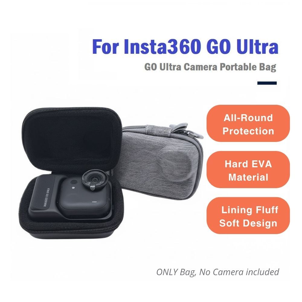 PULUZ Mini Portable Storage Bag for Insta360 GO Ultra Body EVA กระเป๋า แบบพกพา