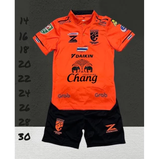 ชุดบอลชุดกีฬาเด็กคอวีเสื้อพร้อมกางเกงผ้านิ่มเย็นใส่สบายเหมาะกับน้อง1ขวบถึง13ขวบ