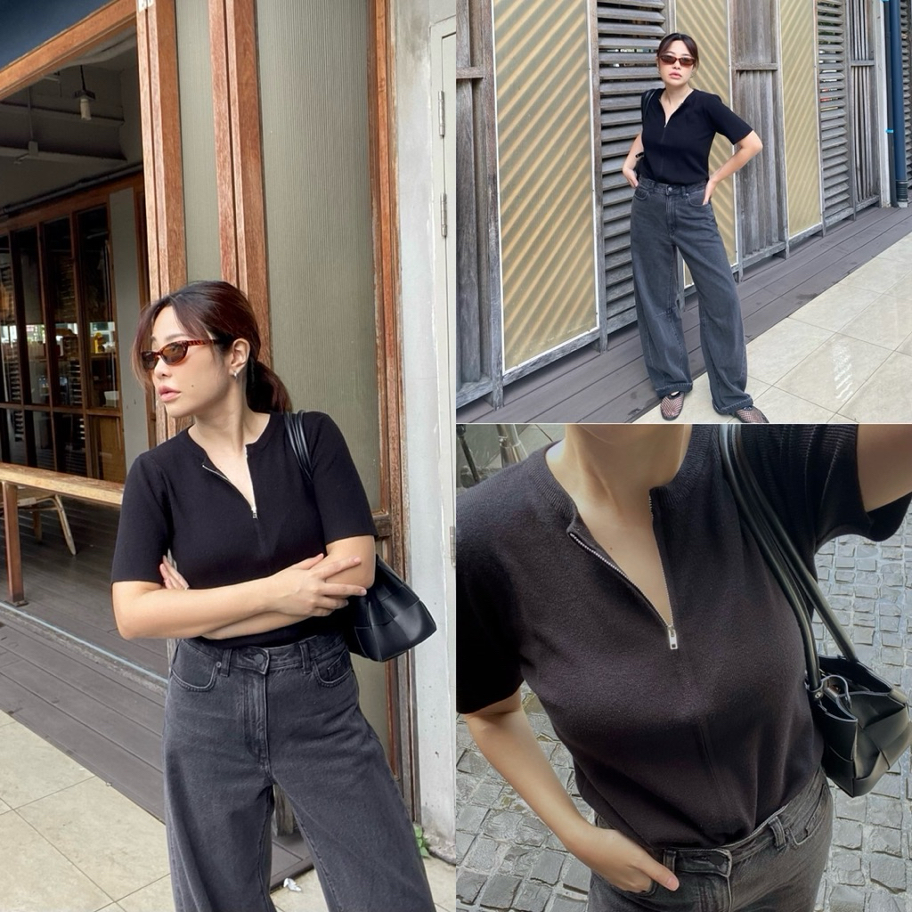 Basicbasket.bkk - Brooke zipper top