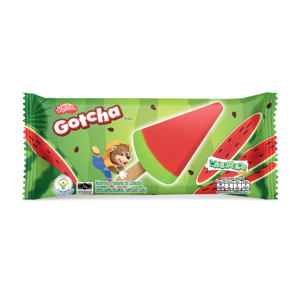 [จัดส่ง กทม.ปริมณฑล] ไอศกรีม แมกโนเลีย ก๊อตช่า แตงโม 50 กรัม (ยกลัง 36 ชิ้น) - รูปที่ 2