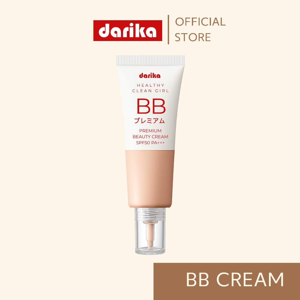 💫 NEW ARRIVAL | BB PREMIUM DARIKA HEALTHY CLEAN GIRL BB BEAUTY CREAM SPF50 PA+++ บีบีครีมหน้าเด็ก ครีมกันแดดผสมรองพื้น