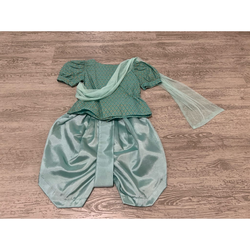 ชุดไทยเด็กหญิง Little Coogie สีเขียว ไซส์ 3