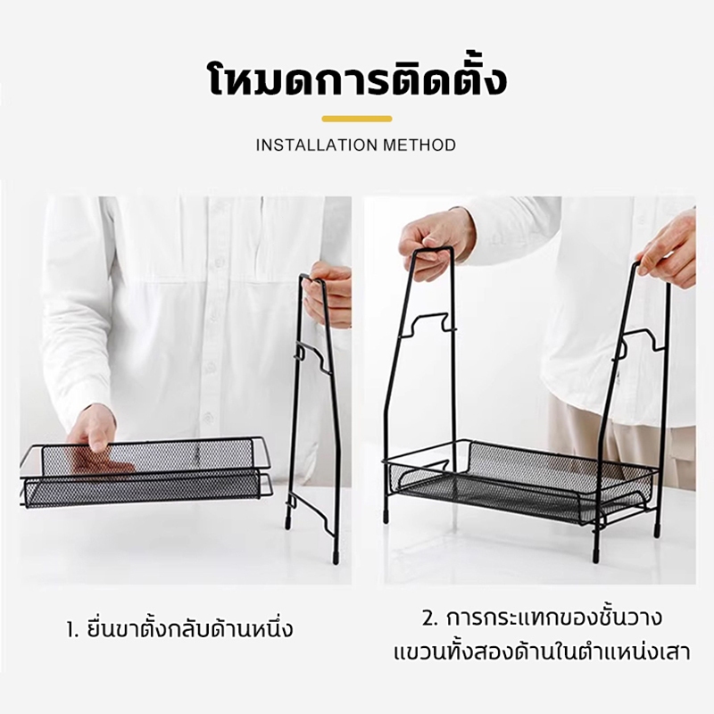 กล่องเก็บของอเนกประสงค์ สำหรับเครื่องสำอาง ห้องน้ำ ครัว และโต๊ะทำงาน ในหอพัก รูปที่ 7