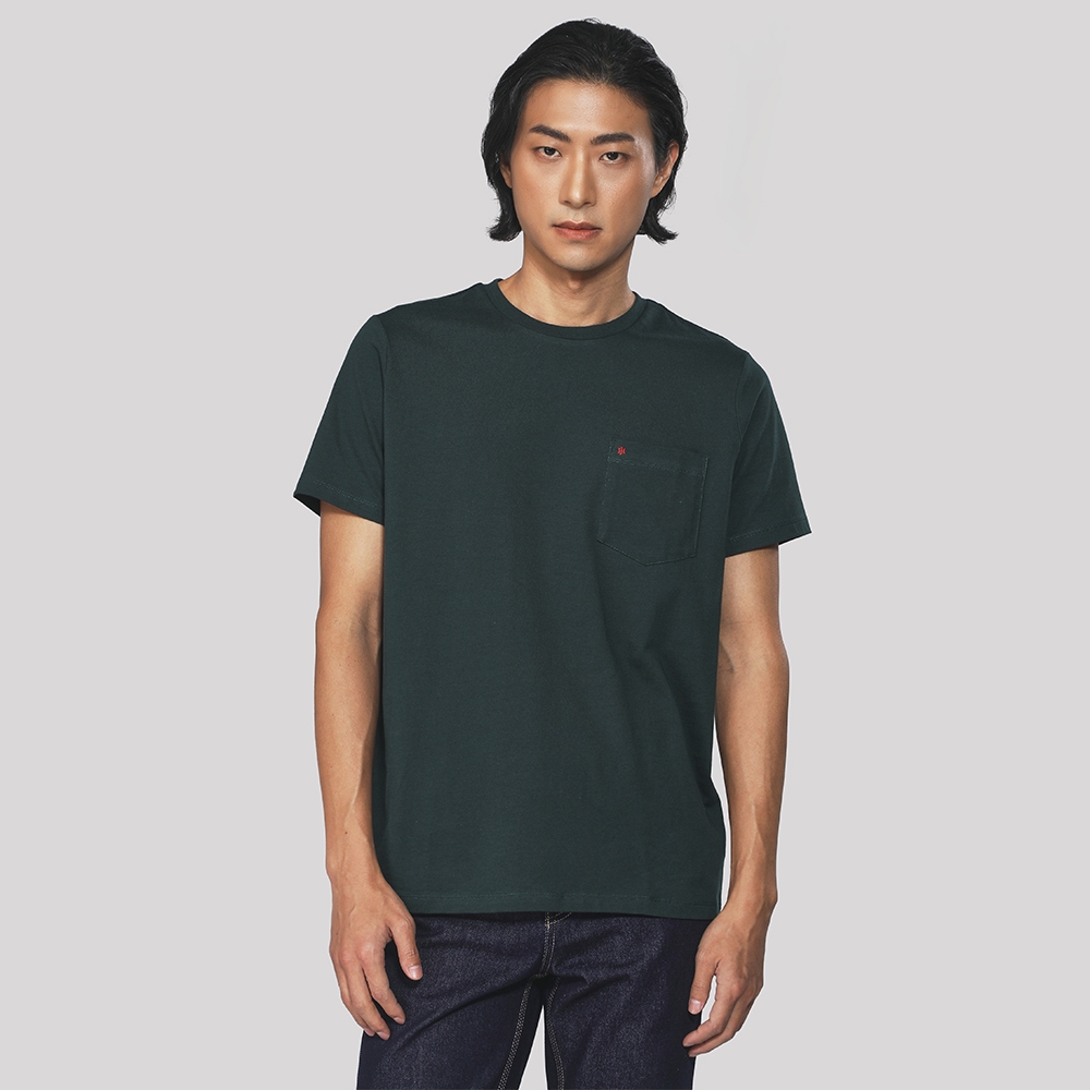 John Henry เสื้อยืดผู้ชาย ทรงเข้ารูป รุ่น JH F425MTSSM11 – สีเขียว