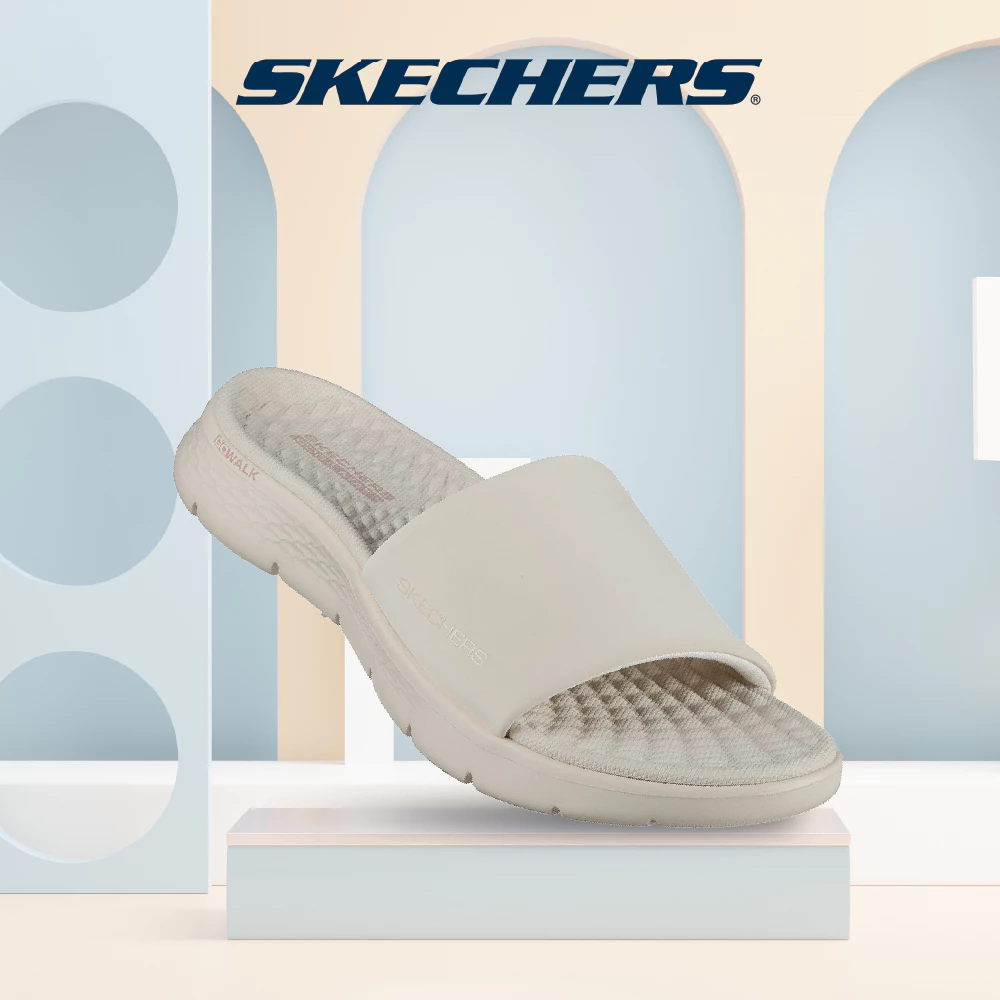 Skechers สเก็ตเชอร์ส รองเท้าแตะผู้หญิง Women O-T-G GOwalk Flex Sandal Shoes - 141465-NAT