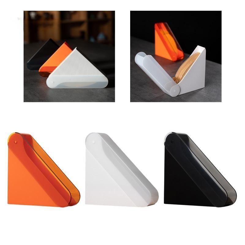 ที่เก็บกระดาษดริปกาแฟแบบใหญ่ กล่องใสอะคริลิคคุณภาพสูง รองรับกระดาษกรอง V60 ได้หลายขนาด พกพาง่าย - รูปที่ 5