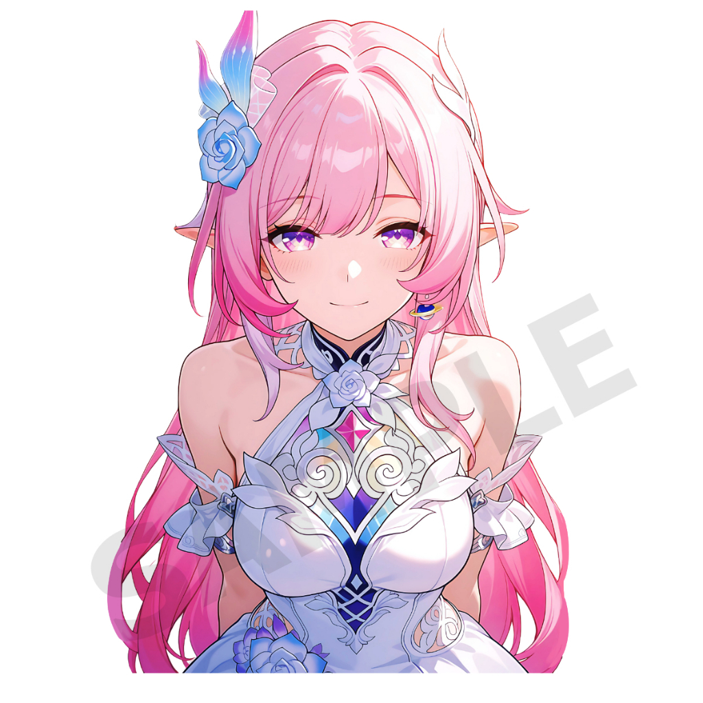 cyrene honkai star rail สติ๊กเกอร์ 2 แผ่น cyrene ไซรีเน่ ไซรีน star rail