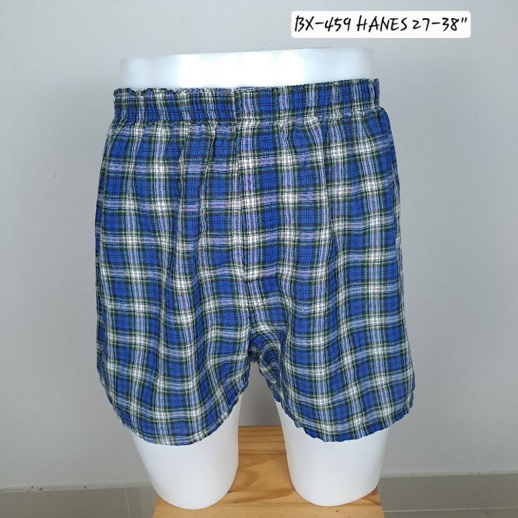 กางเกงบ๊อกเซอร์ boxer แบรนด์มือสอง BX-459 HANES 27-38"