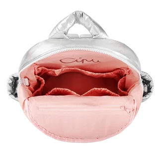 CIPU OFFICIAL STORE | กระเป๋าคุณแม่ | กระเป๋าใส่ของเด็กอ่อน รุ่น AIRY Backpack สี Silver Disco