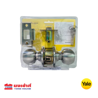YALE ลูกบิด แสตนเลส 201 [ห้องทั่วไป: EKN-VCA5147TUS32D] [ห้องน้ำ: EKN-VCA5142TUS32D] ระยะเจาะ 60 มม.