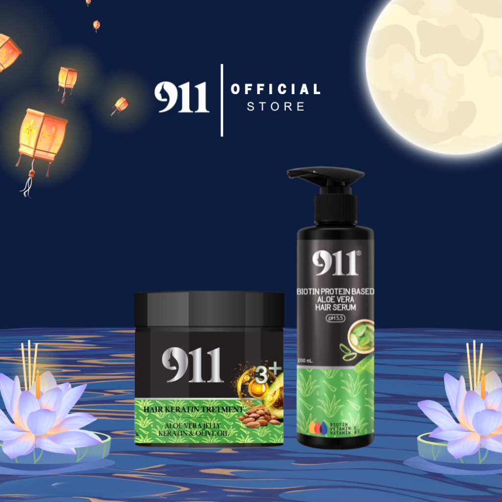 911 เซ็ตคู่ทรีทเม้นท์911/เซรั่ม911  (ของแท้ ช่องหลักบริษัท)