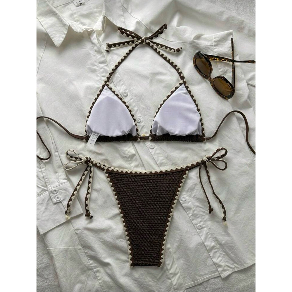KOBE-9911 🤎 รุ่น Bali Kiss บาหลีคิส 🤎 บิกินี่รุ่นใหม่แซ่บสุดซีซั่น 🇹🇭 พร้อมส่งจากไทย - รูปที่ 5