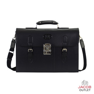 JACOB กระเป๋านักเรียนสีดำ พร้อมสายสะพาย 