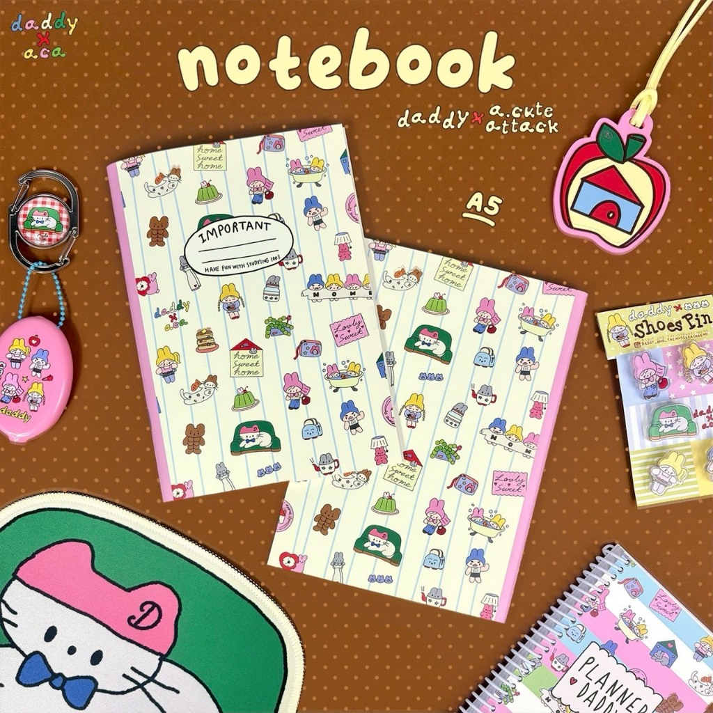 DADDY X ACUTE | A Cute Notebook สมุดจดบันทึก สมุดโน๊ต สุดน่ารัก