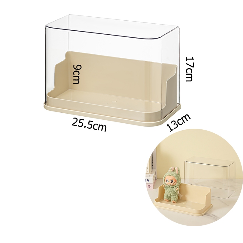 ตู้โชว์โมเดล crybaby powerpuff กล่องใส่โมเดล กล่องใสพร้อมขาตั้งโชว์ ชั้นวางโมเดลกล่องใส่ตุ๊กตา - รูปที่ 6