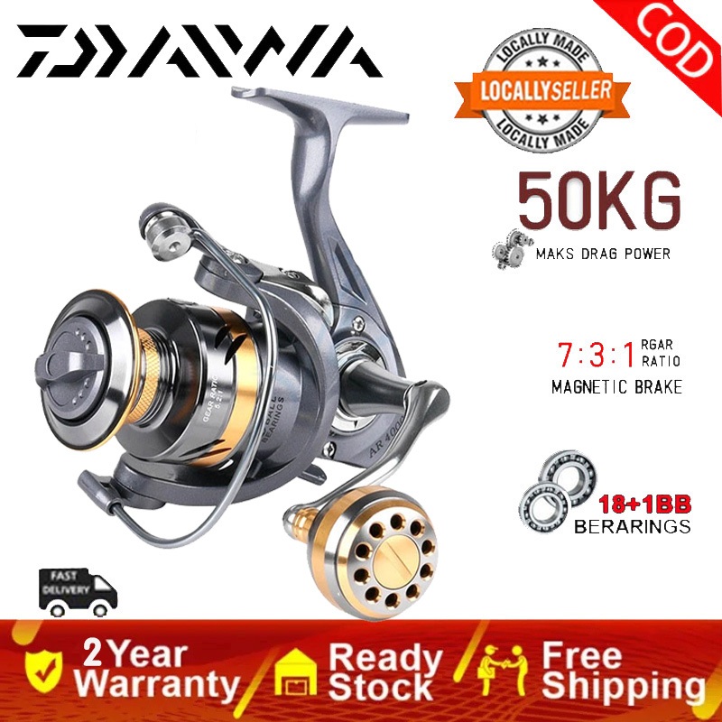 DAIWA รอกชิมาโน่ รอกหยดน้ำถูกๆ รีลปั่น รอกเบส รอกตกปลา โยกโลหะเต็มรูปแบบ รอก สปิน สปินนิ่ง เบ็ดตกปลา