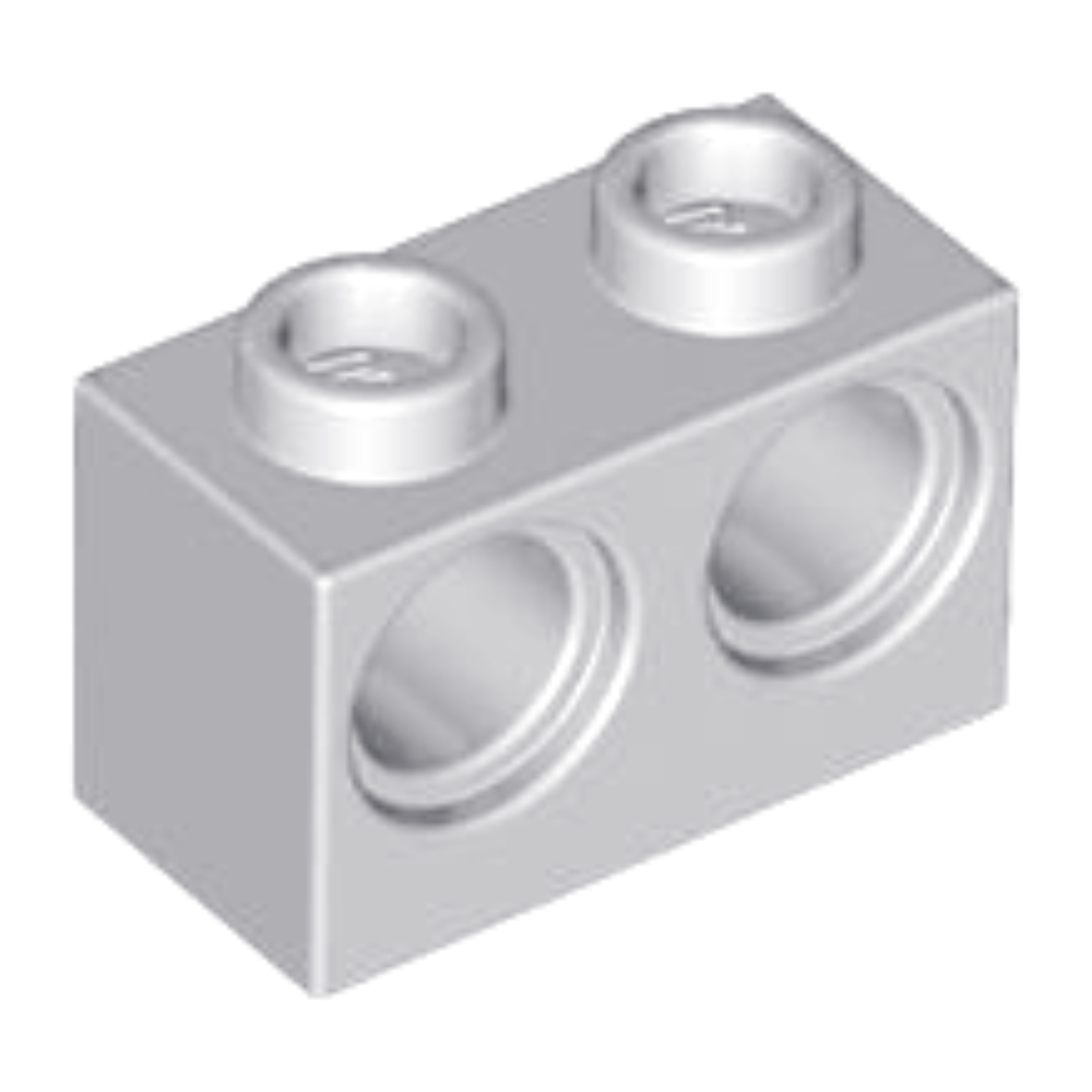 [072] ชิ้นส่วนเลโก้ Lego Part Technic, Brick 1 x 2 with Holes (32000) ราคา/ชิ้น