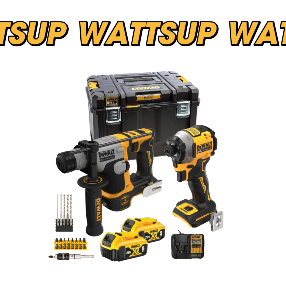 DEWALT ชุด COMBO ไขควงไร้สาย สว่านโรตารี่ไร้สาย ไร้แปรงถ่าน 20V รุ่น DCK2213P2TA-B1 (DCF850+DCH172)