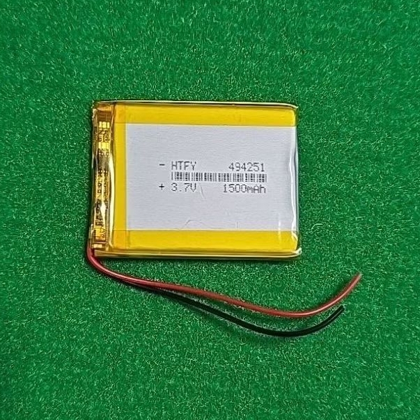แบตเตอรี่ 3.7 โวลท์ 1,500 มิลลิแอมป์ 494 251/703450
