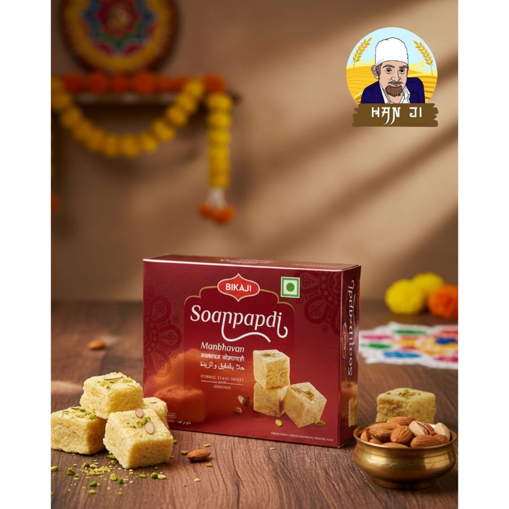 Bikaji Soan Papdi Elaichi 200g ของหวานสุดคลาสสิกจากอินเดีย รสชาติละมุน หอมหวานกำลังดี เหมาะเป็นของฝาก ของหวานเทศกาล