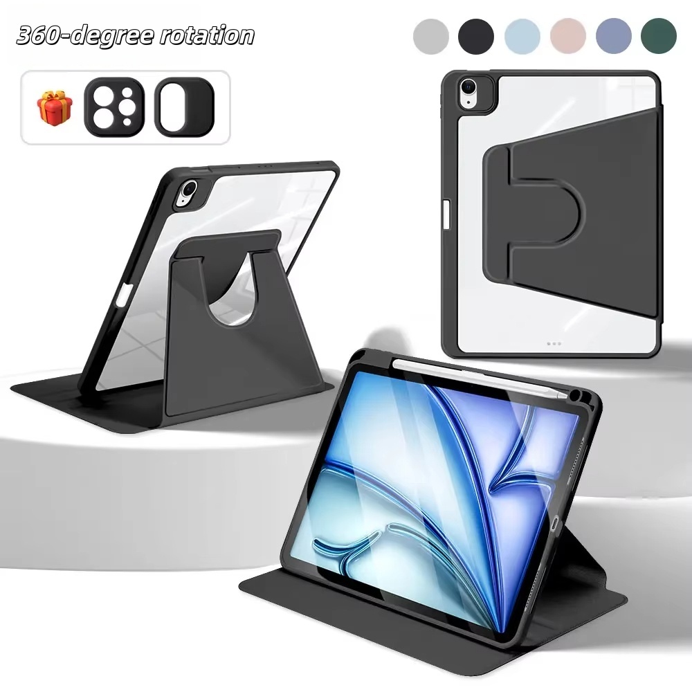 เคสไอเเพด 360°rotation  foripad gen11 A16  Air4/Air5 10.9 Air3 10.5 gen7/gen8/gen9 10.2 Pro11 2025
