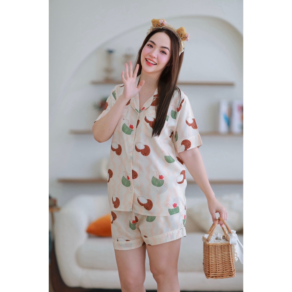 Coco Weekend Short set PJs CC06 (พร้อมส่ง)