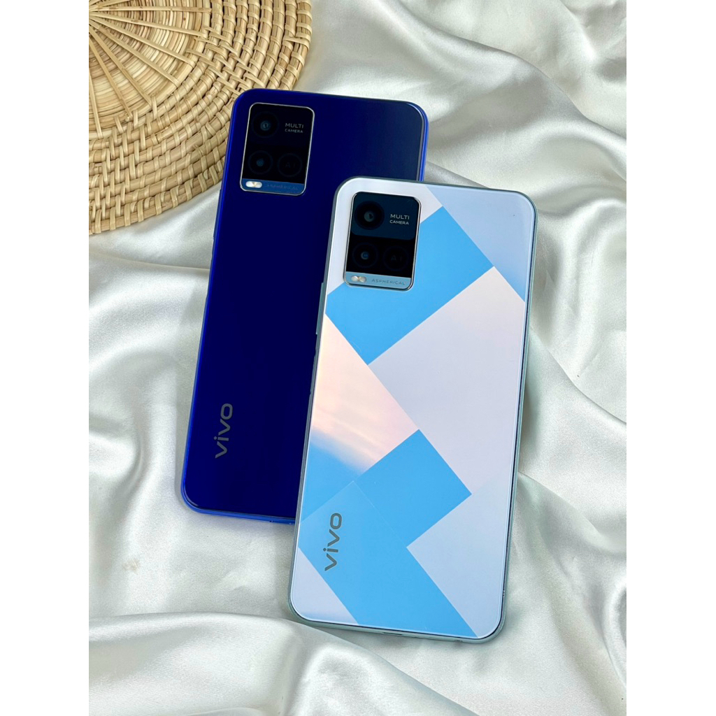 โทรศัพท์vivo y21 (2021)หน้าจอ6.51Ram 4GB, Rom 64แบตเตอรี่ 5,000 mAh Android 11 พร้อมชุดชาร์จ(มือสอง)