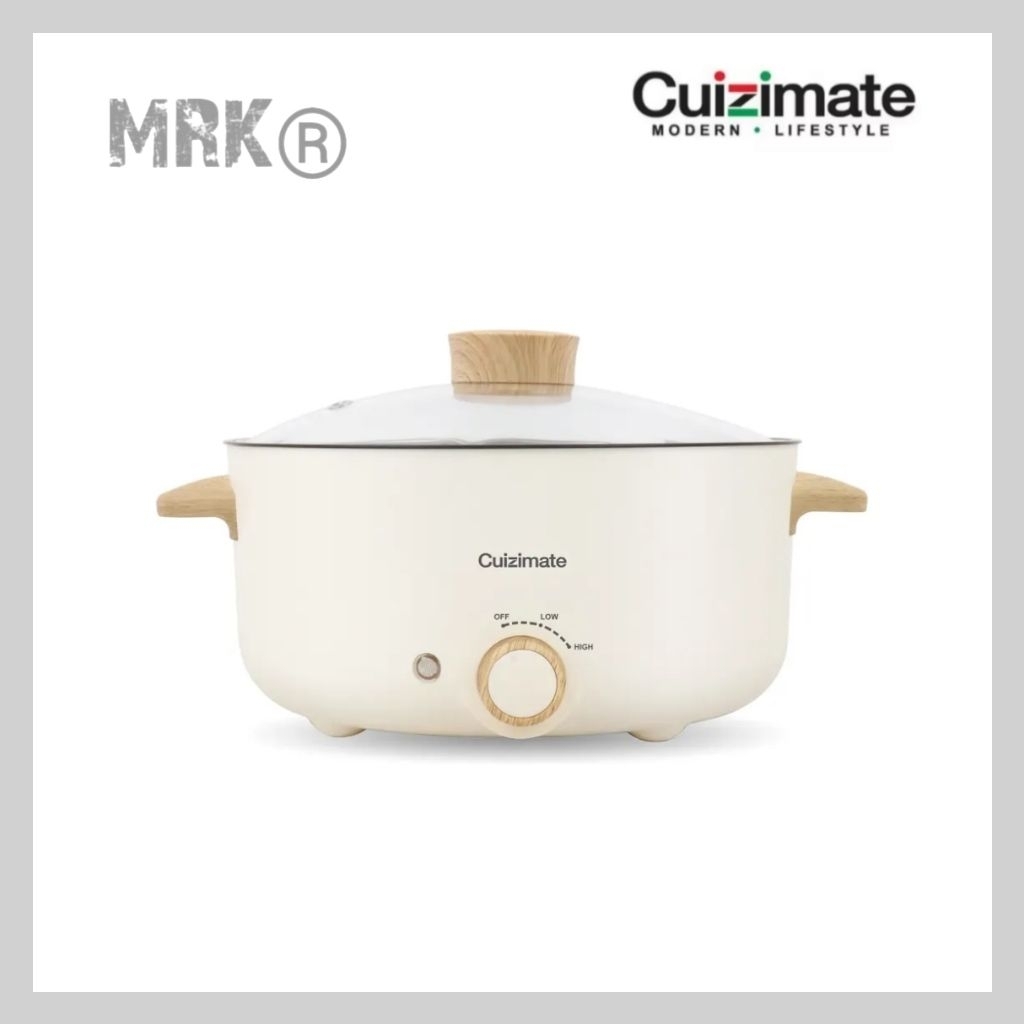CUIZIMATEหม้อต้มไฟฟ้าอเนกประสงค์ 3.0 ลิตร ร่น RBSPOT1301 สีขาว