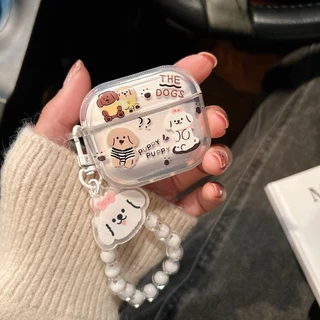 【 หมาTHEDOGS 】เคสหูฟัง i12 i11 i13 เคสใสการ์ตูนนูน เคสหูฟังบลูทูธ gen gen1 gen2 เคสหูฟังไร้สาย Pro Airpods 4 j201 j206