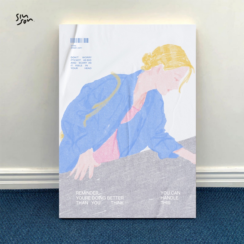 (by sinson) โปสเตอร์แต่งห้อง สีสด สีกันน้ำ โปสเตอร์แต่งคาเฟ่ รวมหลายลาย – โปรปัง
