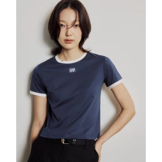 maison KEEPS | The Ringer Dual Logo Tee | เสื้อยืด ปักโลโก้