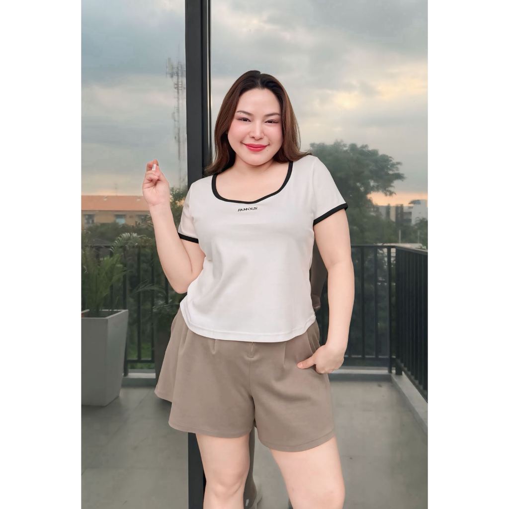 FAMOUS Cut-Out Back Top #FMBL-F2T466