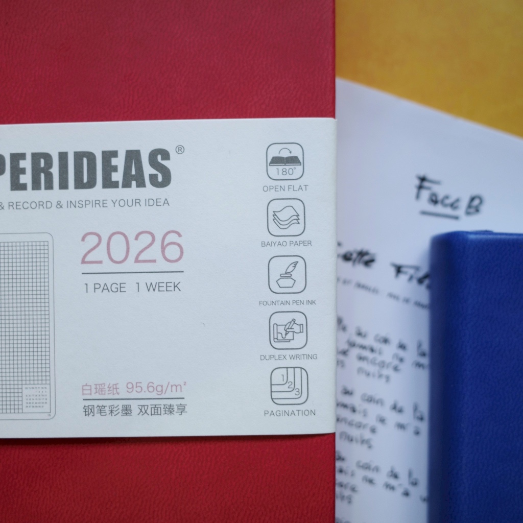 สมุดแพลนเนอร์ PAPERIDEAS 2026 สมุดโน้ต Planner 2026