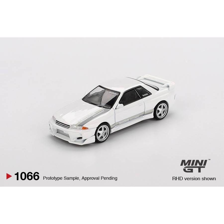 Nissan Skyline GT-R (R32) VeilSide 6.75 Combat C-I White RHD 1:64 (MINI GT)