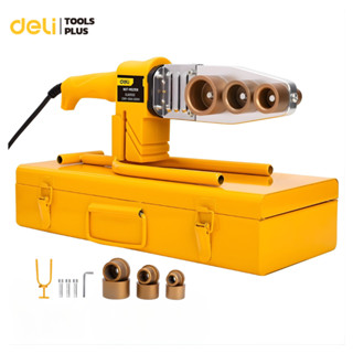 Deli ชุดเครื่องมือเชื่อมท่อพลาสติก เครื่องเชื่อมท่อ PPR, PE,…